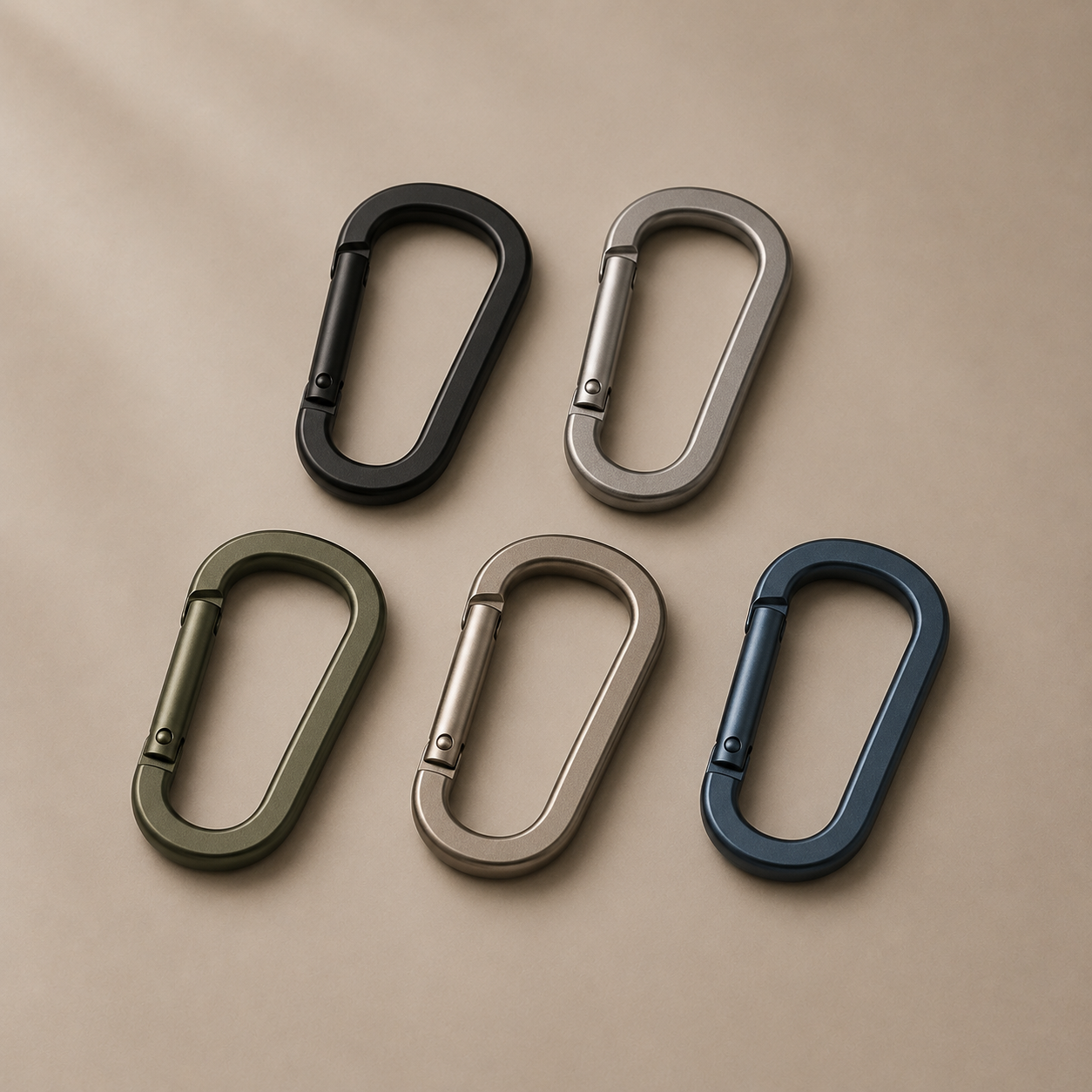 Carabiner Clips 5-Pack