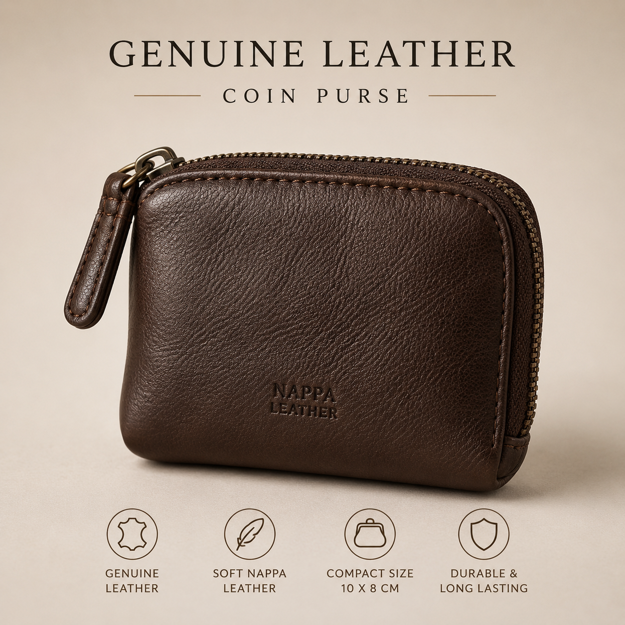 Genuine Leather Coin Purse