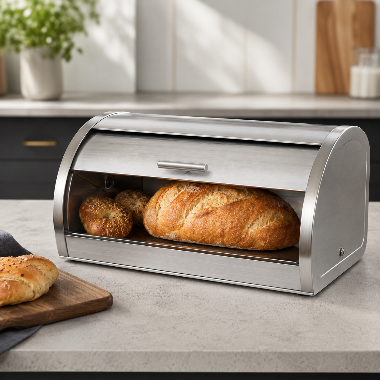 Stainless Bread Box